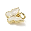 Brass Micro Pave Cubic Zirconia Charms LS-KK-U046-16G-02-2