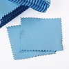 15Pcs Faux Suede Fabric Square Silver Polishing Cloth AJEW-FS0001-44-2