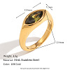 316L Stainless Steel with Cubic Zirconia Finger Rings FS-WGB17C9-14-2
