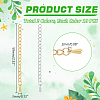 20Pcs 2 Styles 304 Stainless Steel Chain Extender STAS-UN0060-90-3
