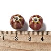 Vintage Porcelain Pumpkin Beads PORC-L080-H15-3
