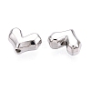 Rack Plating Alloy Beads PALLOY-T091-09P-NR-2
