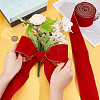 10 Yards Single Face Velvet Ribbon OCOR-WH0092-39B-3