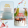 6Pcs 6 Colors Paper Cake Toppers FIND-TA0010-39-8
