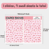 Rectangle PVC Plastic Waterproof Card Stickers DIY-WH0432-233-2