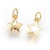 Enamel Brass Charms KK-G364-18G-01-2