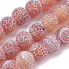 Natural Weathered Agate Beads Strands G-S259-05F-6mm-1