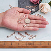 Fashewelry 24Pcs 2 Sets Zinc Alloy Jewelry Pendant Accessories FIND-FW0001-09RG-5
