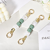 2Pcs Square Resin Beaded Bag Extension Chains PURS-GF0001-07A-3