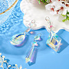 3Pcs 3 Styles Crystal Glass Hanging Sun Catcher AJEW-TADJ0001-07-5