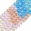Electroplate Glass Beads Strands EGLA-D300-06-6mm-07-2