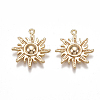 Brass Pendants KK-T038-401G-1