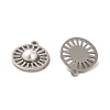 304 Stainless Steel Charms STAS-L022-066P-2