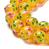 Handmade Lampwork Bumpy Beads Strands LAMP-A005-01D-2
