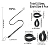 16 Strands Rubber Lanyard Straps DIY-GF0007-93A-2