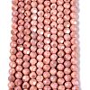 Ombre Effect Dyed Electroplate Opaque Glass Beads Strands EGLA-Q130-01A-17-2