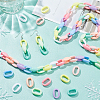 WADORN 450Pcs 9 Colors Acrylic Linking Rings OACR-WR0001-02-5