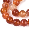 Dyed Natural Agate Beads Strands G-Q606-45A-04-4