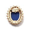 Resin Women Cameo Brooches JEWB-P013-11G-2