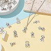 100Pcs 10 Styles Tibetan Style Alloy Pendants TIBEP-CJ0003-11-6