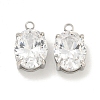 304 Stainless Steel Pendants Cubic Zirconia Pendants STAS-L278-009P-A01-1