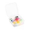 32Pcs 16 Colors Silicone Glitter Thin Ear Gauges Flesh Tunnels Plugs FIND-YW0001-19A-5