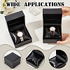 Square Diamond Print Cardboard Jewelry Watch Storage Boxes CON-WH0092-56-5