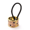 Alloy Ponytail Cuff Rubber Elastic Hair Ties LS-OHAR-P018-A04-1