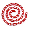 Handmade Opaque Acrylic Paperclip Chains X-KY-S166-002E-2