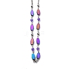 304 Stainless Steel Beaded Necklaces NJEW-H210-H-P-2
