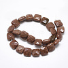 Synthetic Goldstone Beads Strands G-S357-D01-18-2