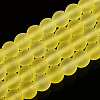 Transparent Glass Beads Strands GLAA-T032-T6mm-MD12-1