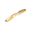 Ion Plating(IP) 202 Stainless Steel Twist Connector Charms STAS-Q336-13A-G-2