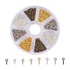 Multicolor Length 10mm/13mm Iron Screw Eye Bolt for Half Drilled Beads Eye Pin Findings Set IFIN-PH0010-02-1