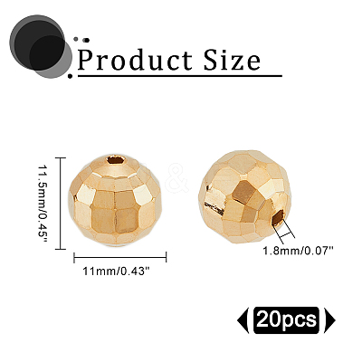 Brass Beads KK-DC0002-47-1
