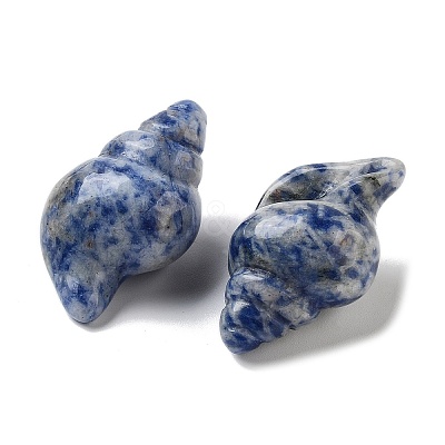Natural Blue Spot Jasper Carved Figurines DJEW-L023-H05-1