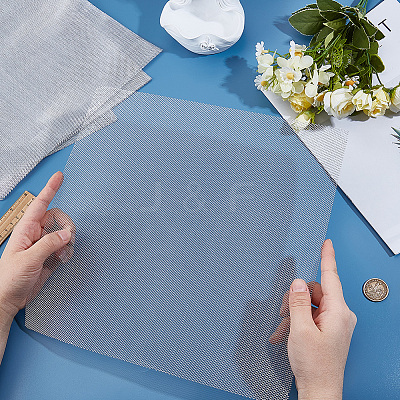 Aluminum Mesh Sheets AJEW-GF0013-47-1