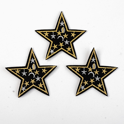 Computerized Embroidery Cloth Iron on/Sew on Patches DIY-S040-044-1