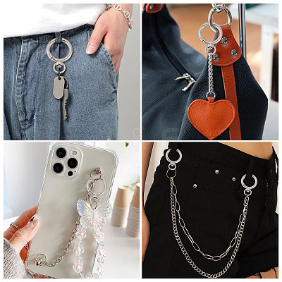 10Pcs Zinc Alloy Swivel Clasps FIND-TADJ0001-05-1