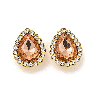 Acrylic Rhinetsone Cabochons FIND-C054-02G-03-1
