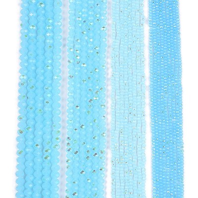 Electroplate Glass Beads Strands EGLA-A044-J8mm-L04-1