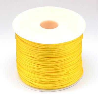 Nylon Satin Rattail Cords NWIR-R025-1.0mm-543-1