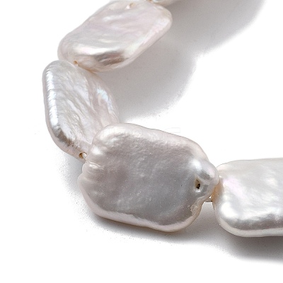 Natural Baroque Keshi Pearl Beads Strands PEAR-P064-01C-09A-1