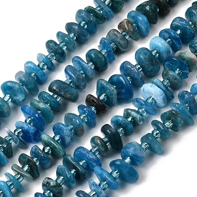 Natural Blue Apatite Beads Strands GG-CBAC13F-E01-01-1