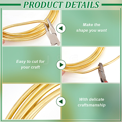 Round Brass Wires CWIR-WH0007-17E-G-1