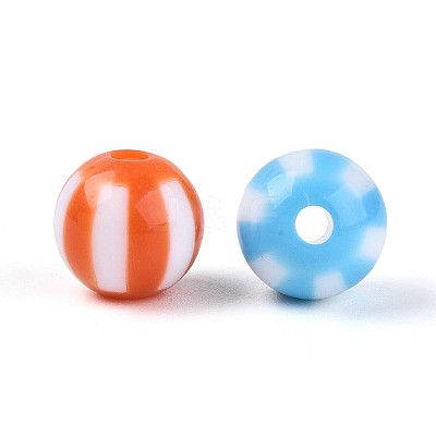 Opaque Acrylic Beads OACR-Q197-15-1