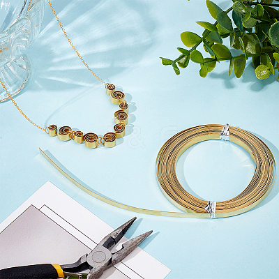 Flat Brass Wire CWIR-WH0012-07D-03-1