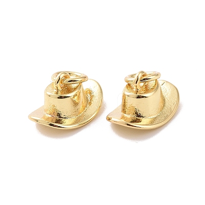 Rack Plating Brass Charms X-ZIRC-C042-11G-1