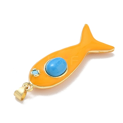 Ocean Dyed Synthetic Turquoise Pendants GG-CBA6980-12G-B-1