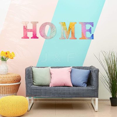 Letter Unfinished Wood Blank Cutouts DIY-ZX040-01E-1
